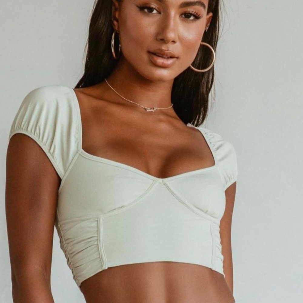 Princess Polly Karla Top in Sage
